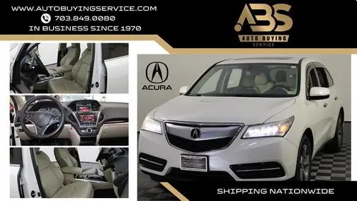 2016 Acura MDX w/AcuraWatch Plus AWD photo