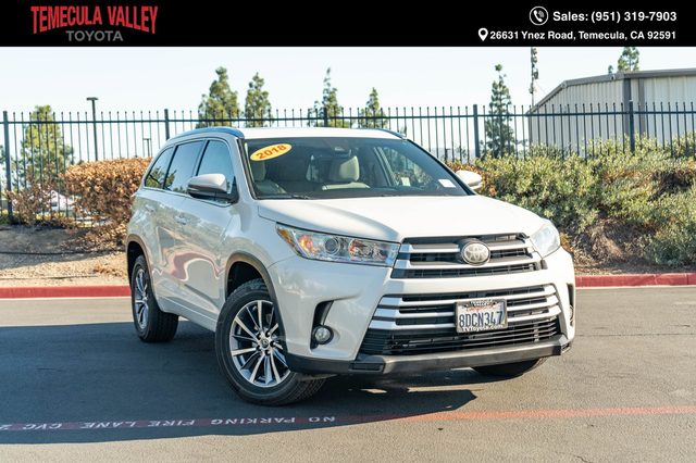 2018 Toyota Highlander XLE FWD photo
