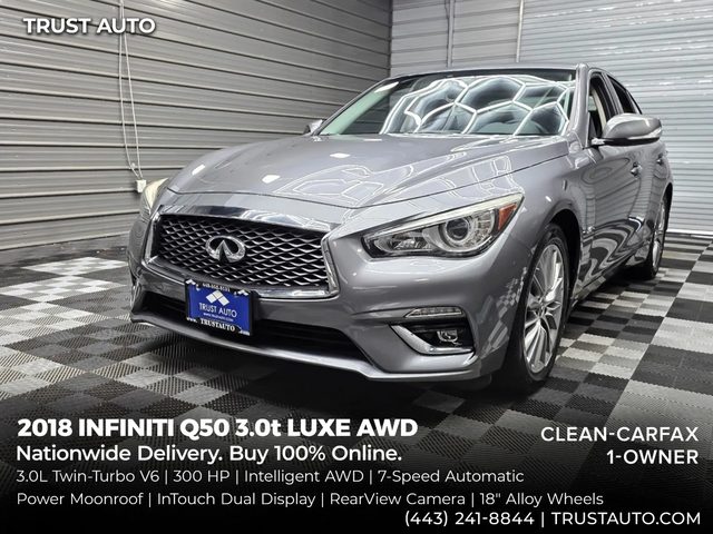 2018 Infiniti Q50 3.0t LUXE AWD photo
