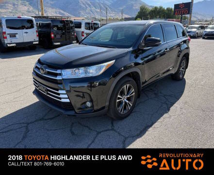 2018 Toyota Highlander LE Plus AWD photo