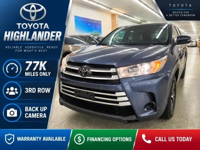 2018 Toyota Highlander LE FWD photo