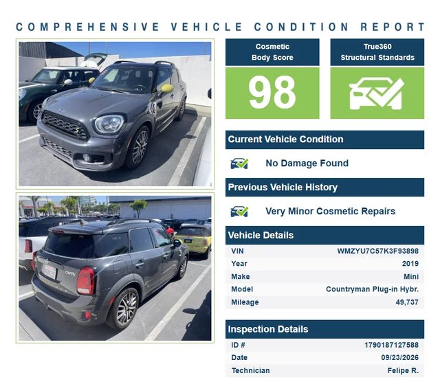 2019 MINI Countryman Cooper S E AWD photo