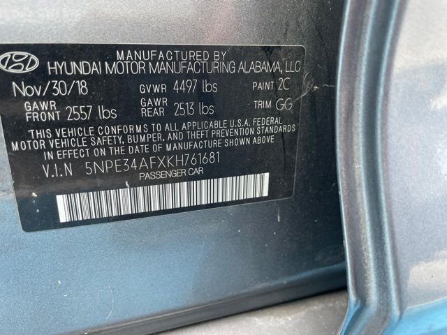 2019 Hyundai Sonata SEL FWD photo
