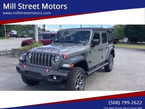 2020 Jeep Wrangler Unlimited Black and Tan 4WD photo