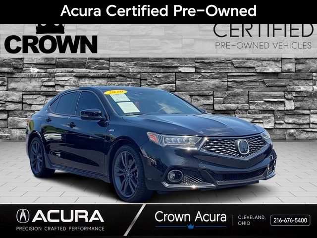 2020 Acura TLX w/Technology/A-Spec Pkg Red Leather AWD photo