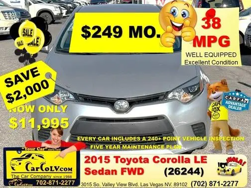 2015 Toyota Corolla LE FWD photo
