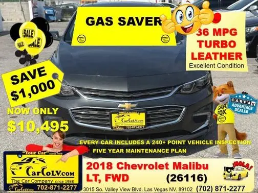 2018 Chevrolet Malibu LT FWD photo