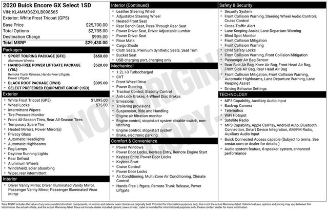 2020 Buick Encore GX Select FWD photo