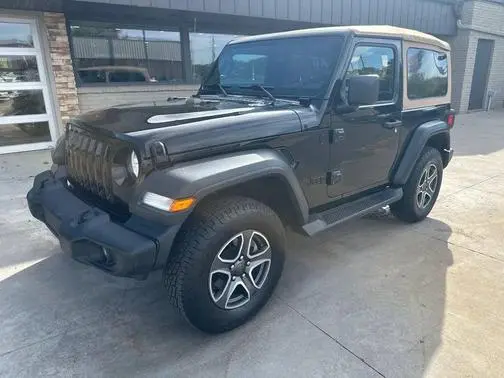 2020 Jeep Wrangler Black and Tan 4WD photo