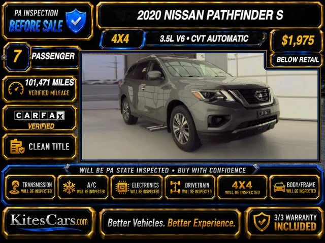 2020 Nissan Pathfinder S 4WD photo