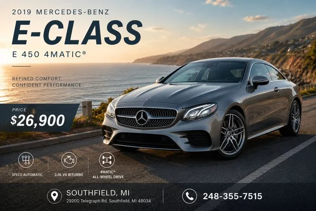 2019 Mercedes-Benz E-Class E 450 AWD photo