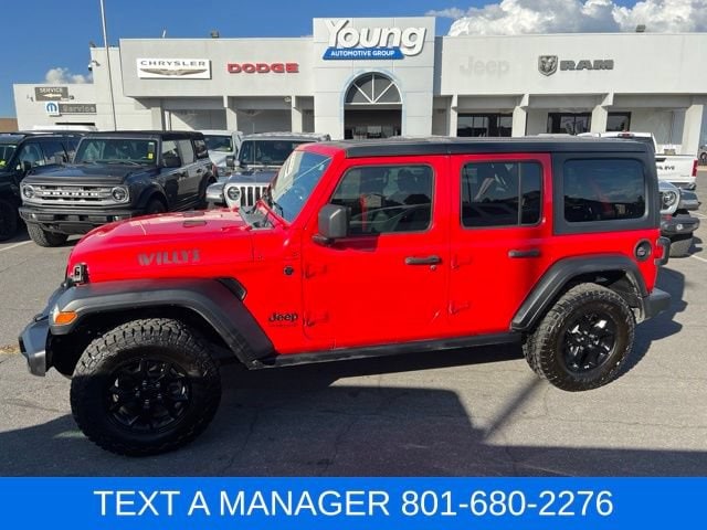 2021 Jeep Wrangler Unlimited Unlimited Willys 4WD photo