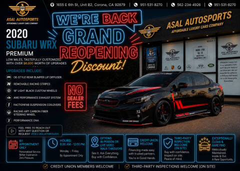 2020 Subaru WRX Premium AWD photo