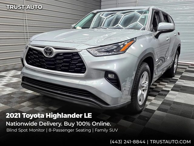 2021 Toyota Highlander LE FWD photo