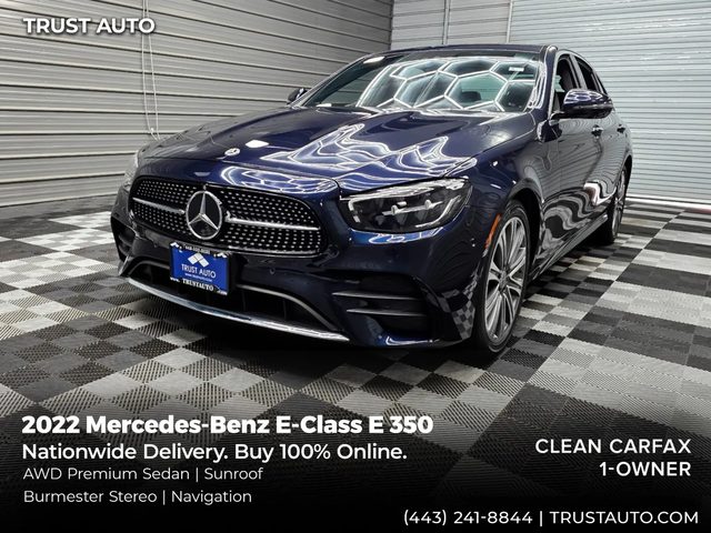 2022 Mercedes-Benz E-Class E 350 AWD photo