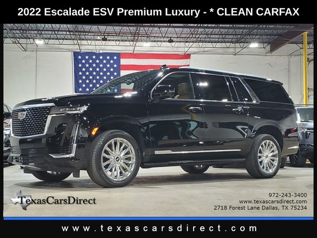 2022 Cadillac Escalade ESV Premium Luxury 4WD photo
