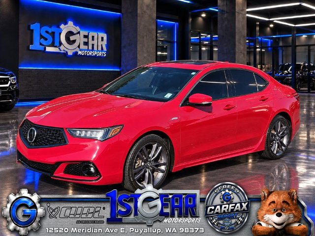 2018 Acura TLX w/A-SPEC Pkg Red Leather AWD photo
