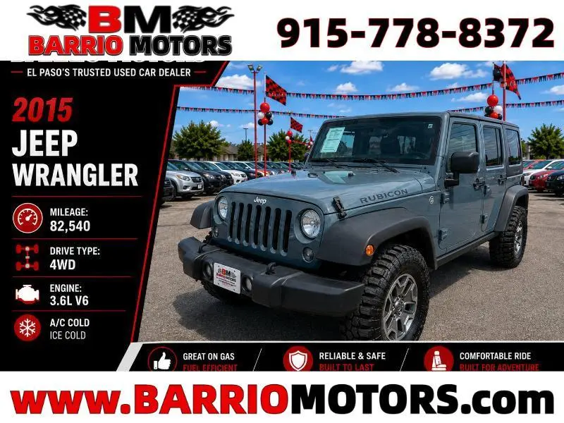 2015 Jeep Wrangler Unlimited Rubicon 4WD photo