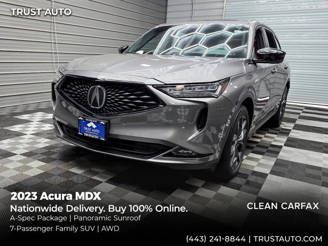 2023 Acura MDX w/A-Spec Package AWD photo