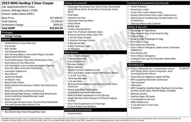 2023 MINI Hardtop 2 Door Cooper FWD photo