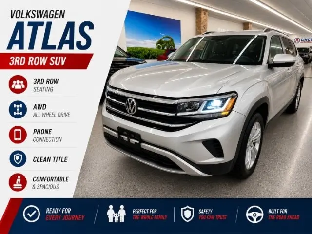 2021 Volkswagen Atlas 3.6L V6 SE w/Technology AWD photo
