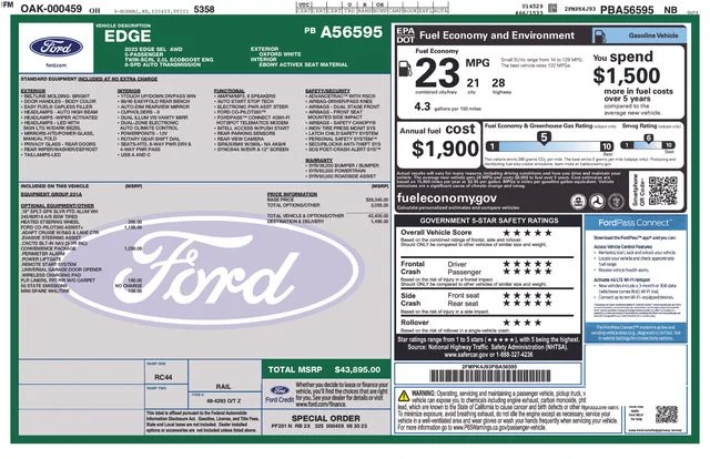 2023 Ford Edge SEL AWD photo