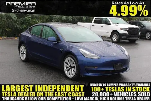 2022 Tesla Model 3 RWD photo
