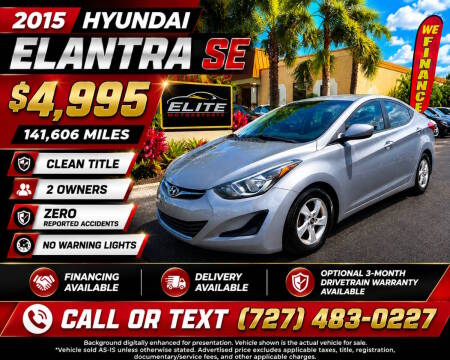 2015 Hyundai Elantra SE FWD photo