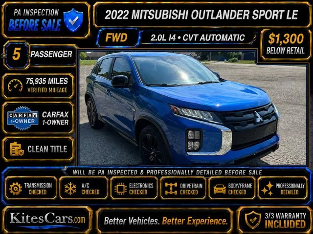 2022 Mitsubishi Outlander Sport  FWD photo