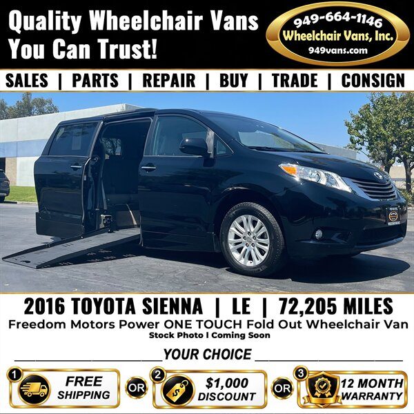 2016 Toyota Sienna LE FWD photo