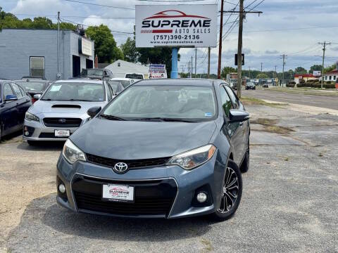 2016 Toyota Corolla S Plus FWD photo