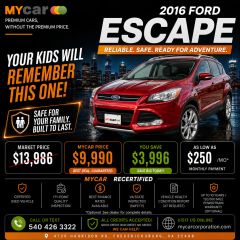 2016 Ford Escape SE FWD photo