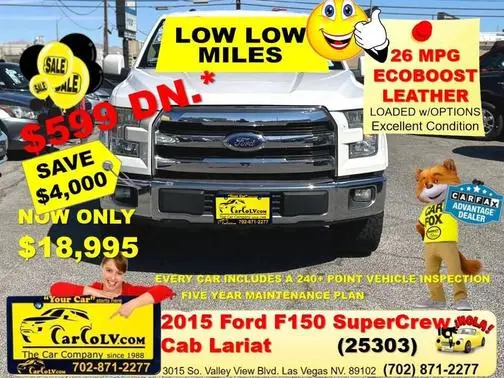 2015 Ford F-150 LARIAT RWD photo
