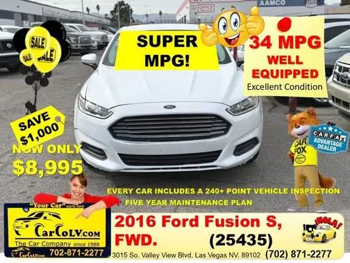 2016 Ford Fusion S FWD photo