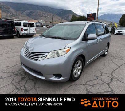 2016 Toyota Sienna LE FWD photo