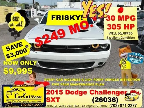 2015 Dodge Challenger SXT RWD photo