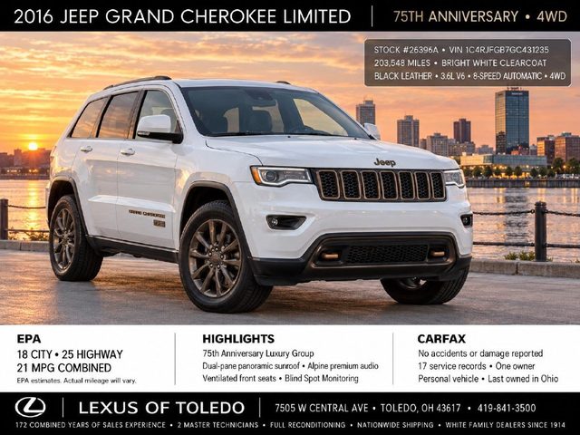 2016 Jeep Grand Cherokee Limited 75th Anniversary 4WD photo