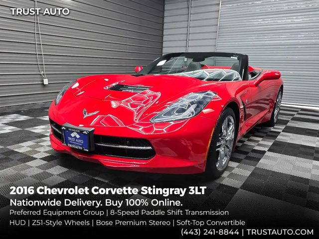 2016 Chevrolet Corvette 3LT RWD photo