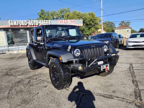 2016 Jeep Wrangler Willys Wheeler 4WD photo