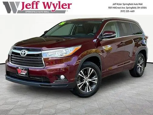2016 Toyota Highlander XLE AWD photo