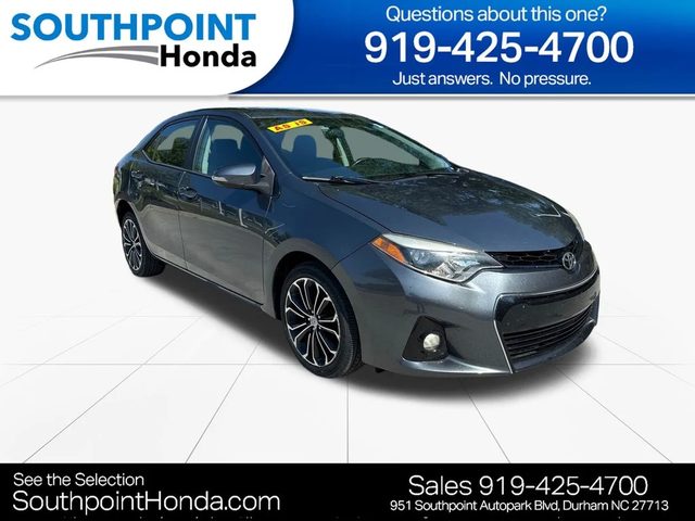 2015 Toyota Corolla S Plus FWD photo