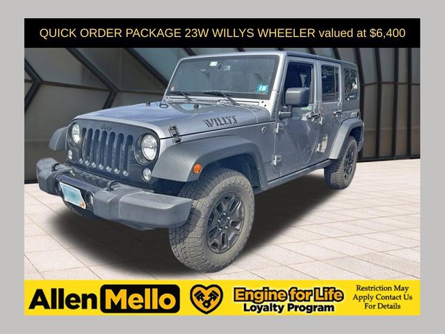 2017 Jeep Wrangler Unlimited Willys Wheeler 4WD photo