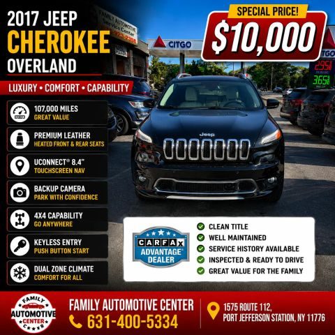 2017 Jeep Cherokee Overland 4WD photo