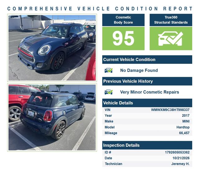 2017 MINI Hardtop 2 Door John Cooper Works FWD photo
