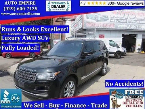 2017 Land Rover Range Rover 4WD photo