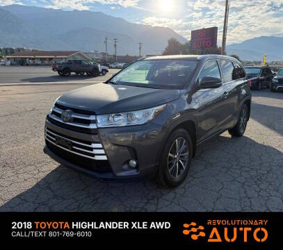 2018 Toyota Highlander XLE AWD photo