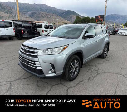 2018 Toyota Highlander XLE AWD photo